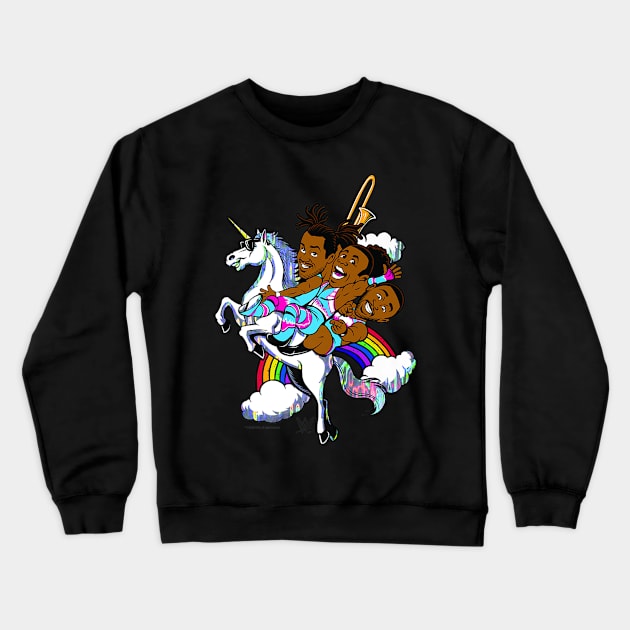 The New Day Unicorn Crew Crewneck Sweatshirt by Holman